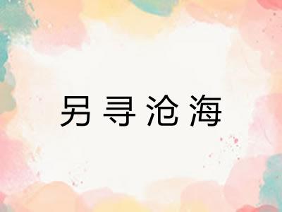 另寻沧海