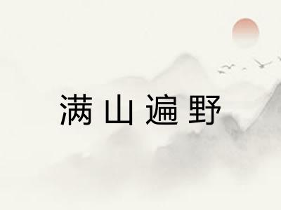 满山遍野
