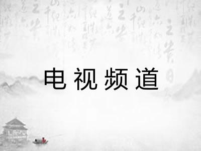 电视频道