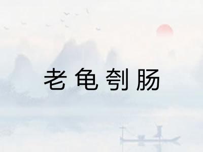 老龟刳肠 老龟刳肠