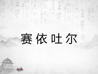 赛依吐尔 赛依吐尔