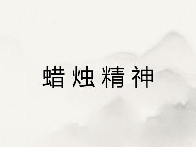 蜡烛精神 蜡烛精神