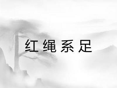 红绳系足 红绳系足
