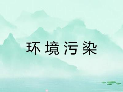 环境污染