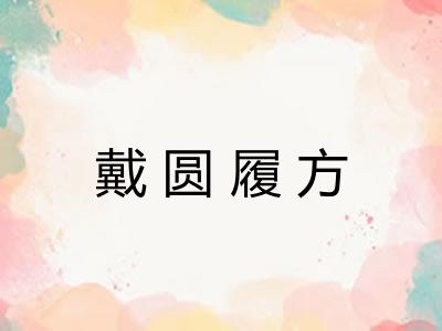 戴圆履方