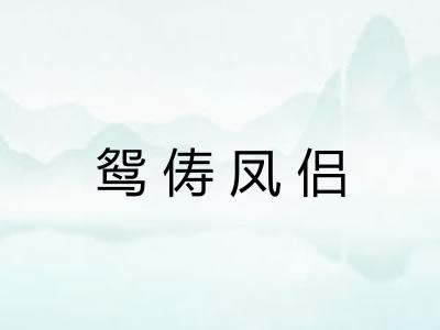 鸳俦凤侣 鸳俦凤侣