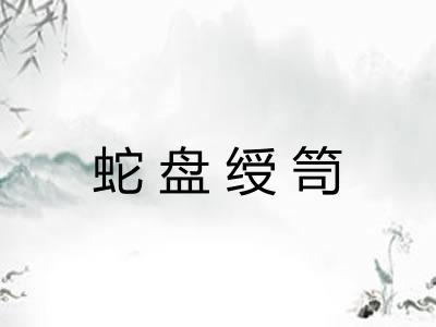 蛇盘绶笥 蛇盘绶笥