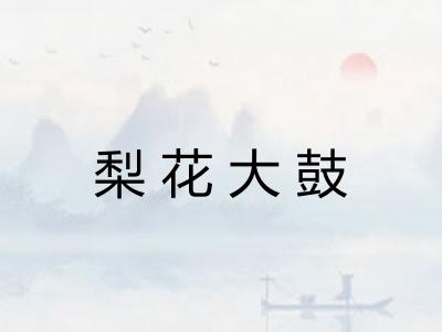梨花大鼓 梨花大鼓