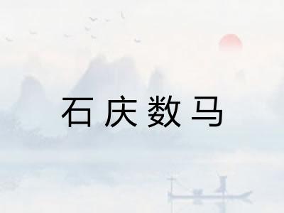 石庆数马 石庆数马