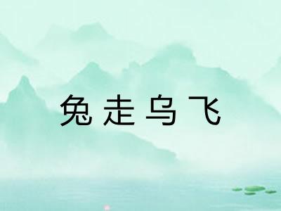 兔走乌飞 兔走乌飞
