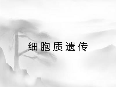 细胞质遗传