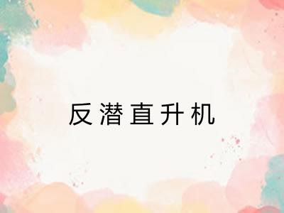 反潜直升机 反潜直升机
